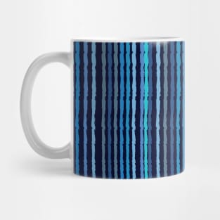 Painted Blue Lines Mug
